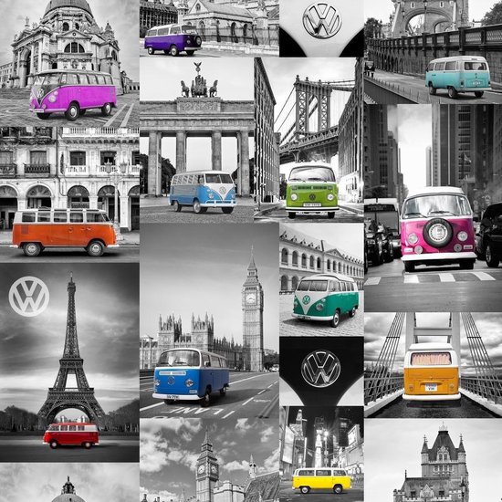 Behang Volkswagen VW bus | bol.com