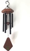 Nature's Melody Windgong Premiere Grande Chime black 50cm - Windorgel - Muzikaal gestemd - Instrument