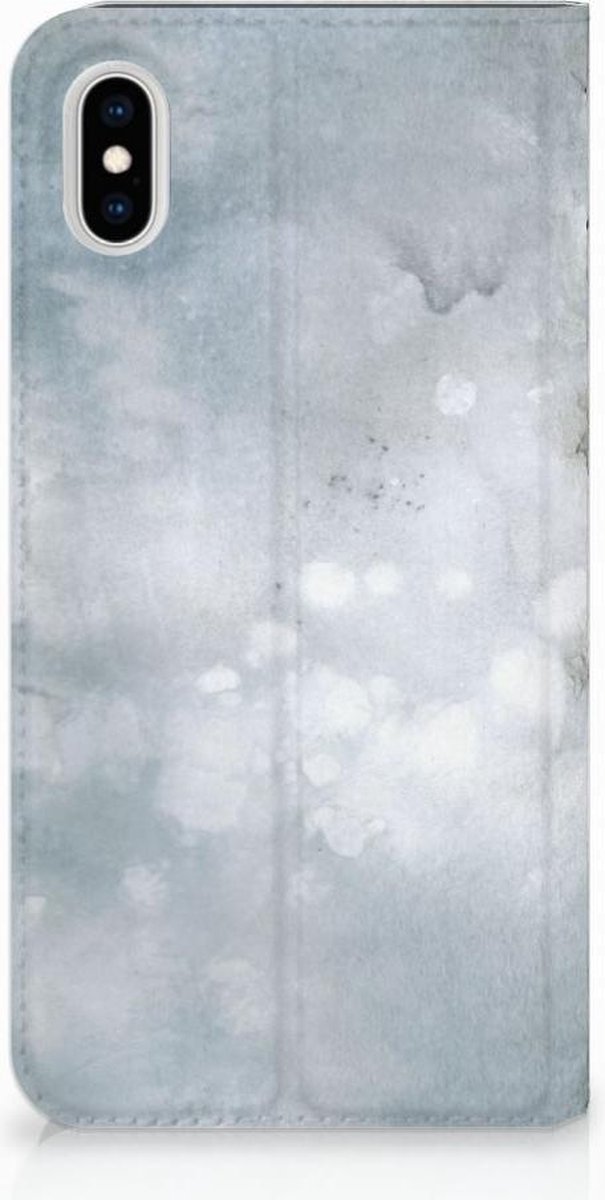 Bookcase Apple iPhone Xs Max Painting Grey