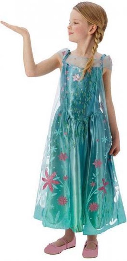 Elsa Frozen Fever jurkje voor meisjes S (3-4 jaar) | bol.com