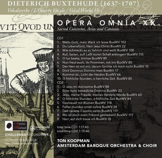 Opera Omnia XX - Vocal Works 10
