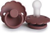 Frigg fopspeen siliconen Daisy - blush / 6-18 maanden