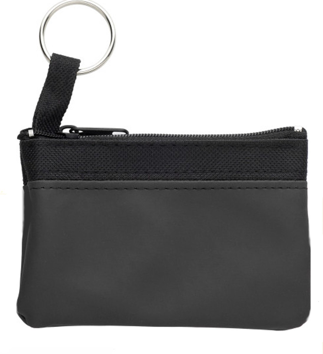 Sleutelhanger - Sleuteletui - Soft touch Sleuteltasje - Zwart