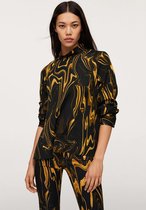 Mango Blouse Blouse Met Marmerprint 17067747 99 Dames Maat - XS