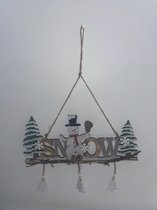 Kerst-Decoratie-Snow-Ophangbaar