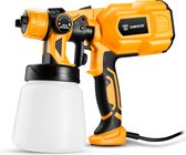 BrightWise® Verfspuit - Verfpistool - Verfspuiten Elektrisch - Verfspuitsysteem - Verfspuiten muurverf - Spuitpistool Verf - 800ml Verf-Capaciteit - Inclusief 3 Sproeiers (1 mm, 1,
