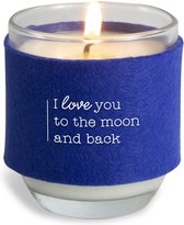 Cosy Candle "I love you"