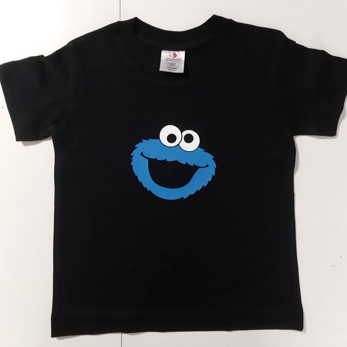 opstelling Doornen animatie T-shirt 86/92 koekie monster - sesamstraat - cookie monster | bol.com