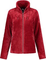 Kjelvik Veronica rood vest pattern fleece - maat 50