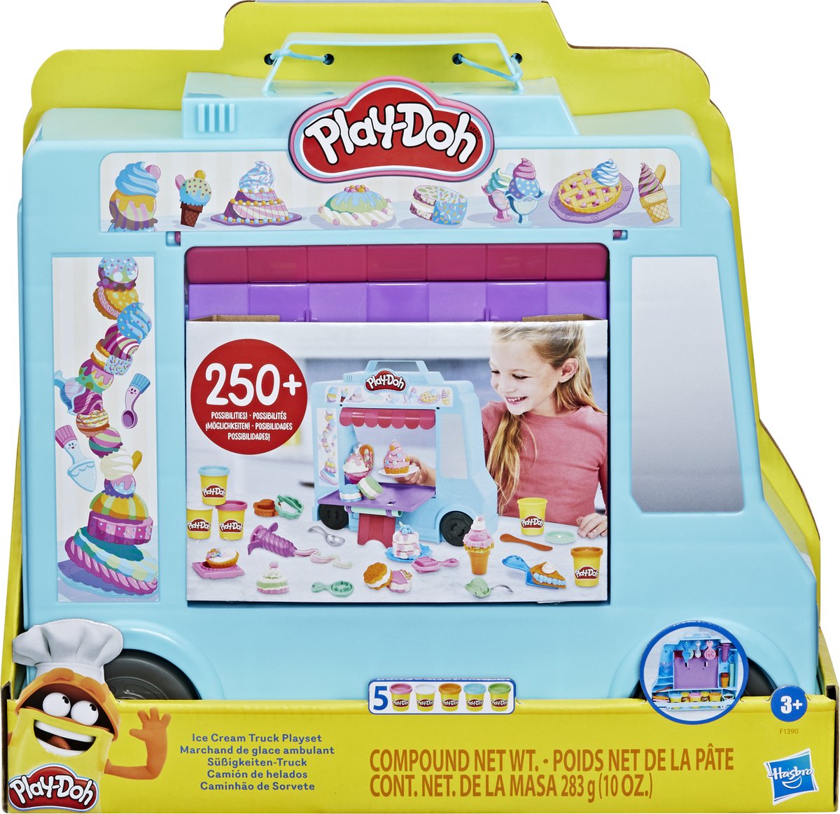 PlayDoh IJsjes Food Truck Klei Speelset