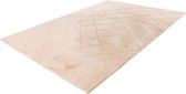 Impulse - vloerkleed - hoogpolig - fluffy - superzacht - 3D effect - tapijt - kleed - 200x290 - beige