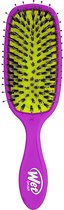 Wet Brush - Shine Enhancer Haarborstel - Ultra-zachte IntelliFlex natuurlijke varkenshaar - Paars