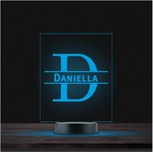 Led Lamp Met Naam - RGB 7 Kleuren - Daniella