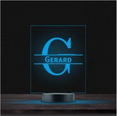 Led Lamp Met Naam - RGB 7 Kleuren - Gerard