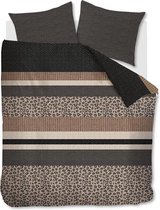 Premium Luxe Flanel Lits-jumeaux Dekbedovertrek Yorwin Grijs | 240x200/220 | Warm En Hoogwaardig | Ideaal Tegen De Kou