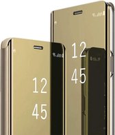 Spiegel Cover - Hoesje - Clear View Case Geschikt voor: Samsung Galaxy S10 - Goud
