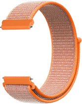Bracelet de Montre Connectée Velcro Nylon YONO - 20mm - Oranje