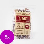 Timo Longen - Hondensnacks - 5 x Paardenvlees 100 g