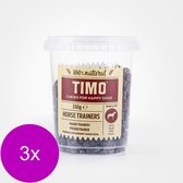 Timo Trainers Paardenvlees - Hondensnacks - 3 x 330 g Voordeelemmer