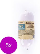 Timo Meat Saucisson Saumon - Snacks pour Chiens - 5 x 400 g