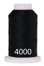 SERACOR lockgaren Mettler 1000m, per stuk, 4000-zwart