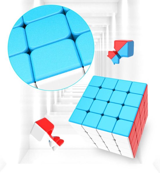 Thumbnail van een extra afbeelding van het spel 2021 Nieuw MoYu Speed Cube 4x4x4 - Magische Kubus -Verstelbaar - Magic cube - Puzzelkubus - speelgoed