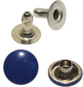 Holniet - Sierniet - Jeansstud - 50 stuks - 9 mm - Kobalt blauw - Staal - Stud
