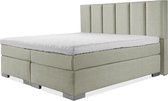 Luxe Boxspring 140x220 Compleet Groen Suite 6 balken