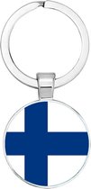 Akyol - Finland Sleutelhanger - Toeristen - Must go - Finland travel guide - Accessoires - Cadeau - Gift - Geschenk - 2,5 x 2,5 CM