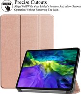 iPad Pro Hoes - iPad Pro 2021 Hoes - iPad Pro Hoes 2020 Rose Goud - 11 Inch - iPad Pro 2020 Hoes - Hoes iPad Pro 2021 smart cover Trifold