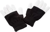 HQ-Power Handschoenen met leds, zwart/wit