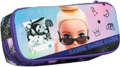 Barbie Trousse Filles 23,5 X 10,5 Cm Polyester Violet/Noir