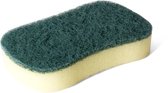 Gerimport Schuurspons 12 X 8 X 2 Cm Foam Geel/groen 3 Stuks