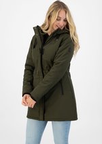 Kjelvik Elena groen softshell jas lang - maat 50