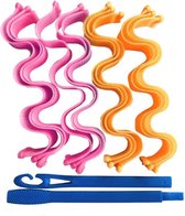 Heatless Curls - Wave Formers - 12 stuks - 30 cm - Krulspelden - Haarrollers - Hair Curler - Volledige Set - Krullen Zonder Hitte
