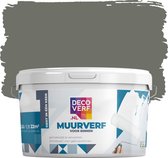 Decoverf muurverf mat, Steengrijs, 2.5L