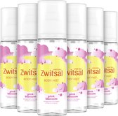 Bol.com Zwitsal Body Mist Pink Blossom - 6 x 150 ml - Voordeelverpakking aanbieding