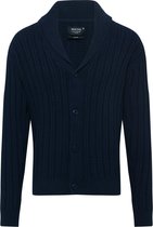 Indicode gebreid vest farley Navy-M