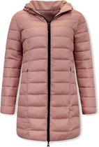 Puffer Jacket Dames - Dubbelzijdig - Slim Fit - Pink