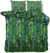 Swiss Nights Dekbedovertrek Botanical Frame - Groen - Lits Jumeaux - 240x220cm