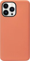 ADEL Premium Siliconen Back Cover Softcase Hoesje Geschikt voor iPhone 13 Pro Max - Oranje