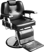 Professionele Kappersstoel Kunstleer Zwart - Kappersstoel - Barberstoel - Barbierstoel - Behandelstoel