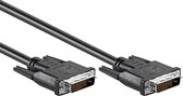 DVI-D kabel - Dual link - 0.5 meter - Zwart - Allteq
