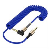 Jack Kabel 3.5 mm  - Male to Male - Universeel - Blauw - 1.8 meter - Allteq