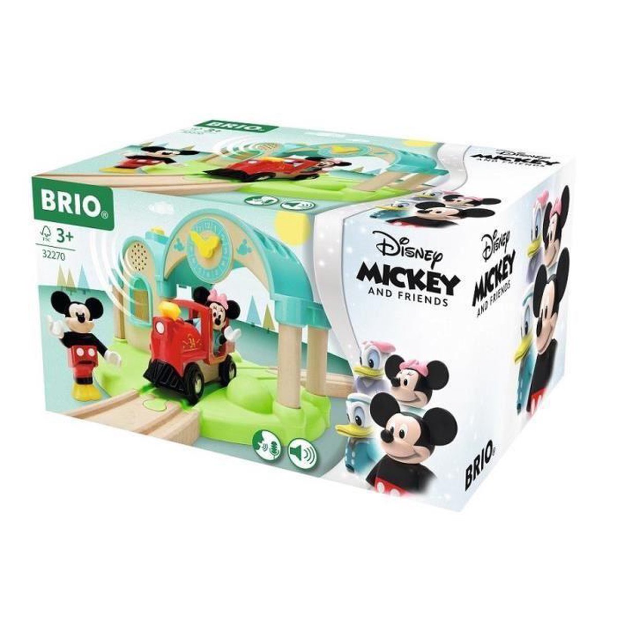 BRIO Mickey Mouse Record & Play Station 32270 Treinbaan