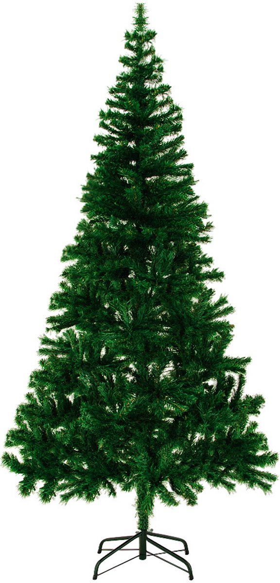 Bol.com Casaria Kerstboom 180 cm – Incl. LED Kerstverlichting PE Groen aanbieding