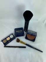 Bolero Cosmetics - Gift set - Bronzing - Shaper Goud - Shaper Kwast - Bronzing Kwast - Wenkbrauwkit Medium - Eyeliner Zwart