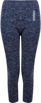 FitProWear Driekwart Legging Ibiza Dames Navy - Maat XXS - Capri - Sportkleding - Legging - Sportlegging - Nylon - Polyester - Sportbroek  - Stretch- 3/4 legging - Fitnessbroek - L