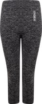 FitProWear Driekwart Legging Ibiza Dames Grijs - Maat XS - Capri - Sportkleding - Legging - Sportlegging - Nylon - Polyester - Sportbroek  - Stretch- 3/4 legging - Fitnessbroek - L