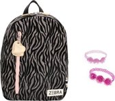 Zebra Rugzak Zebra Grey (m) + armbandje